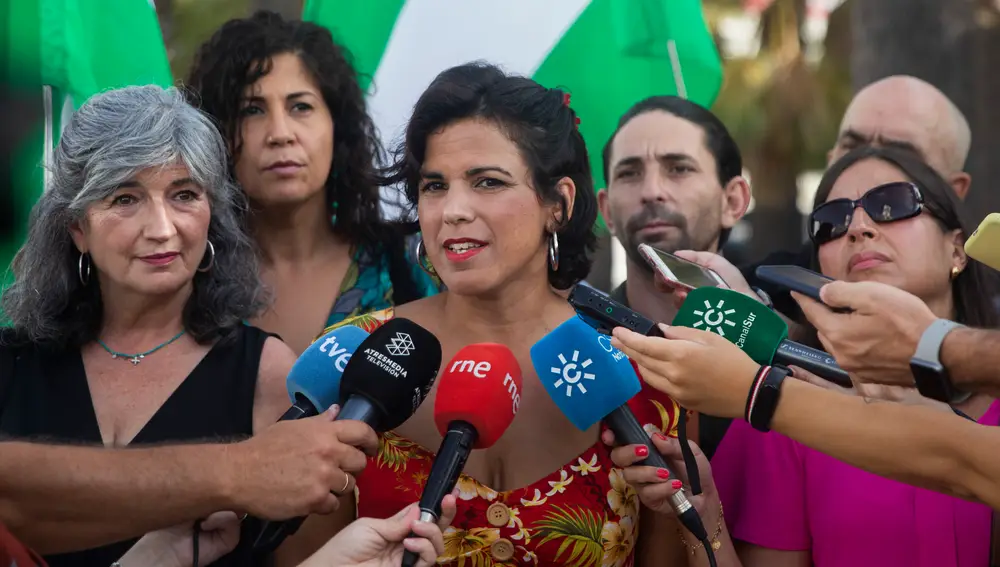 Teresa Rodríguez, tras el homenaje a Blas Infante. María José López / Europa Press