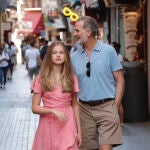 El Rey Felipe VI junto a su hija, la princesa Leonor