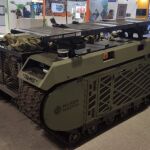 UGV Themis expuesto en la feria Feindef