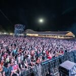 Público en la primera jornada del festival Rabolagartija el pasado jueves