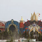 Imagen tomada desde el exterior del recinto del escenario principal del Festival Medusa de Cullera (Valencia). Una persona ha fallecido y32 han resultado heridas