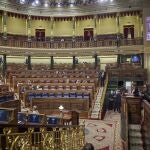 Vista general de una sesión plenaria en el Congreso de los Diputados, a 19 de octubre de 2021, en Madrid, (España).