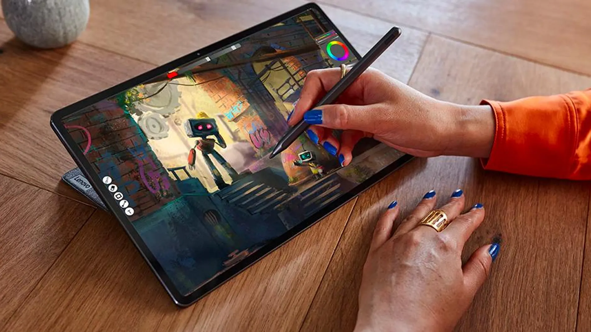 La Tab P12 Pro, con sus dos caras.