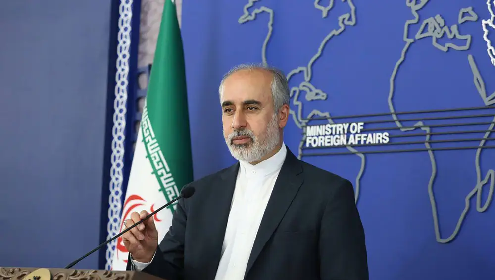 El portavoz del Ministerio de Relaciones Exteriores de Irán Nasser Kanaani