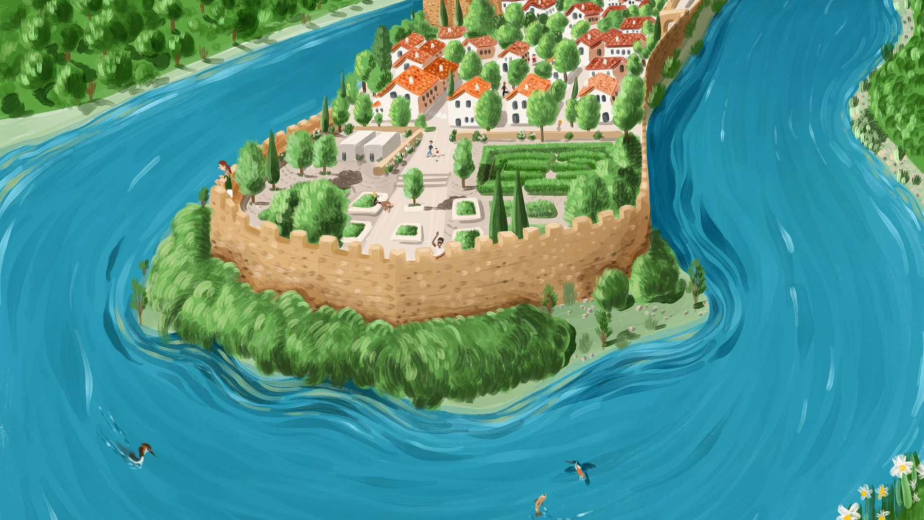 Ilustración de Buitrago de Lozoya FÉLIX DÍAZ DE ESCAURIAZA 19/07/2022