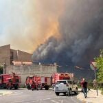 Imagen de Bejís a primera hora de la tarde del martes