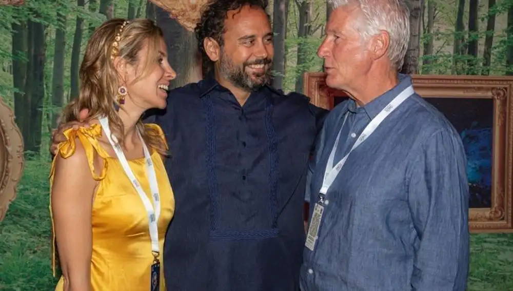 Alejandra Gere, Ignacio Maluquer y Richard Gere