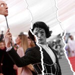 Miller, otrora icono «queer», durante una gala del MET neoyorquino