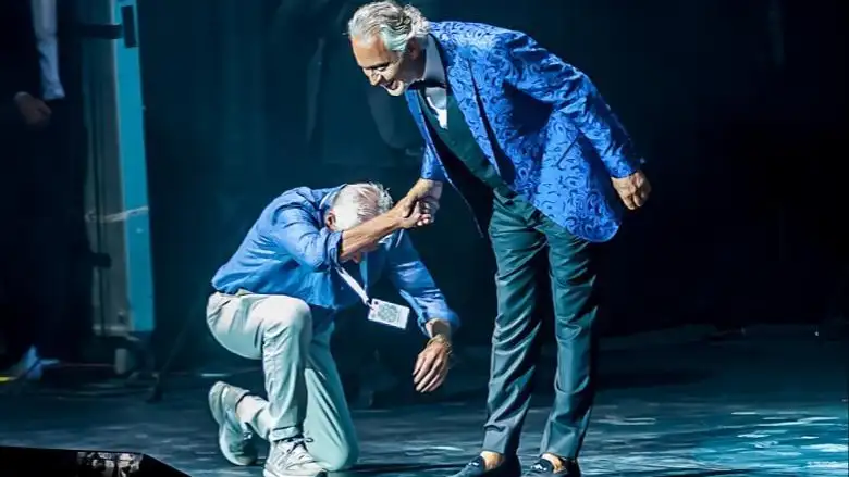 Richard Gere rendido a los pies de Bocelli