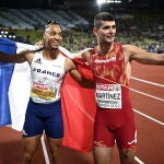 Pascal Martinot-Lagarde, con Asier Martínez