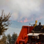 Imagen del término municipal de Alcublas, a la que llegó el incendio originado en Bejís