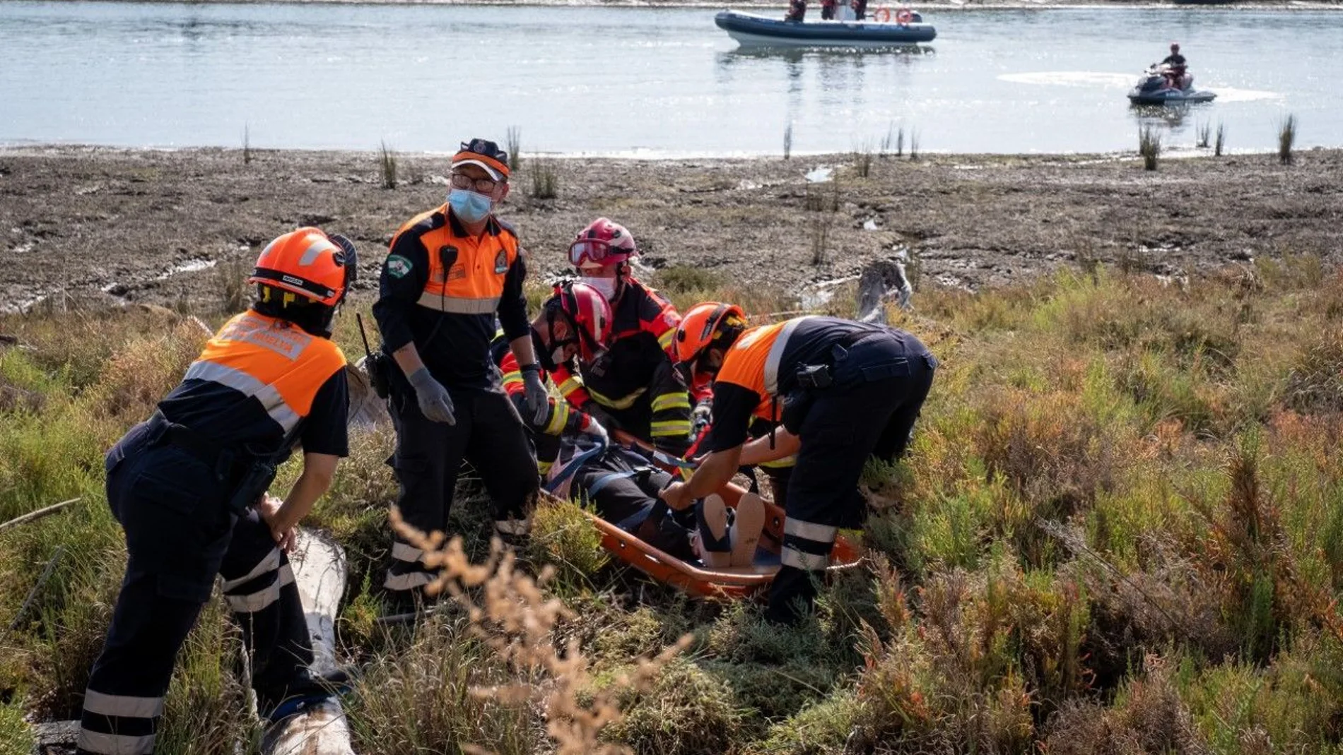 Simulacro de un terremoto en Andalucía