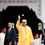 El rey Mohamed VI de Marruecos