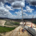 Obras de la A-11 entre Tudela de Duero y Quintanilla de Arriba en Valladolid