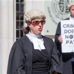 Abogados protestan en Londres