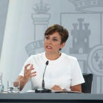 La ministra Portavoz, Isabel Rodríguez, durante una rueda de prensa posterior a una reunión del Consejo de Ministros