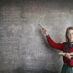 Maestra en un aula