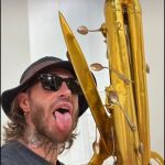 Sergio Ramos, en un museo de París