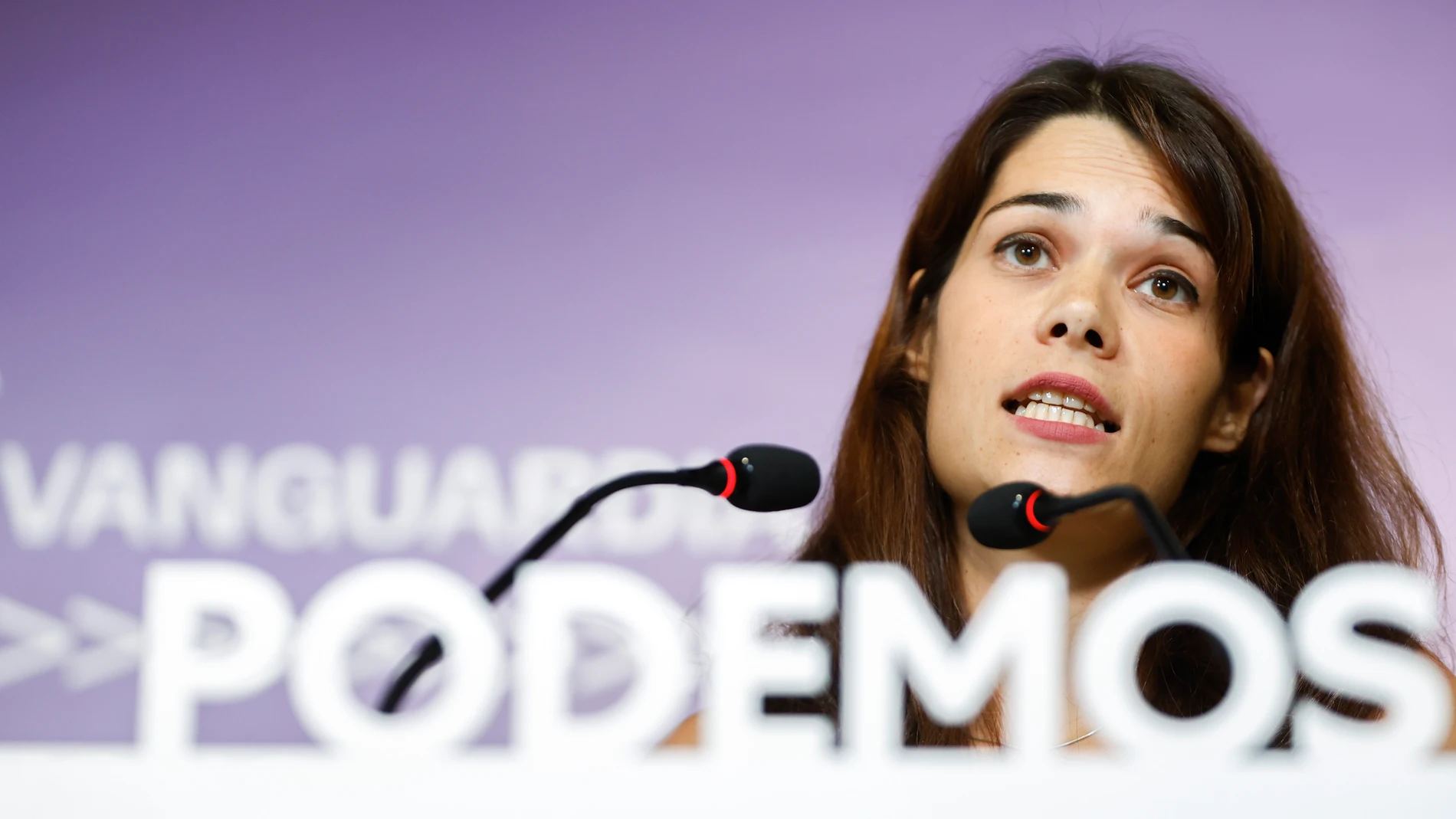 La coportavoz de Podemos, Isa Serra