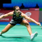 Carolina Marín sufrió para estar en los cuartos del Mundial de bádminton.