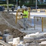 Imagen de archivo de un trabajador