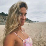 María Pombo disfrutando de los últimos días de playa.