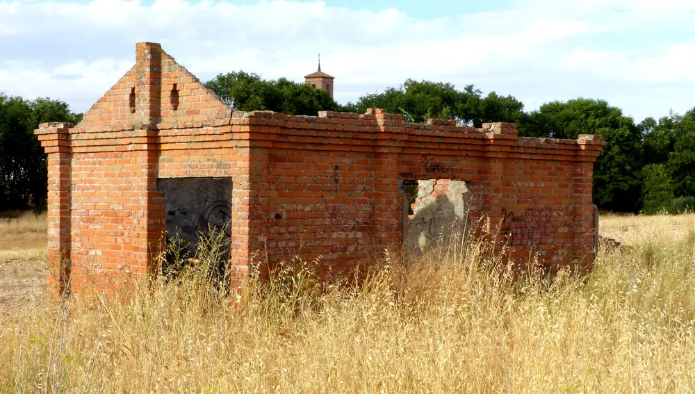 Restos de la estación de Pozuelo de la República