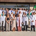 Catalina García en el Hospital de Linares antes de reunirse por el tema de la adendas JUNTA DE ANDALUCÍA 26/08/2022