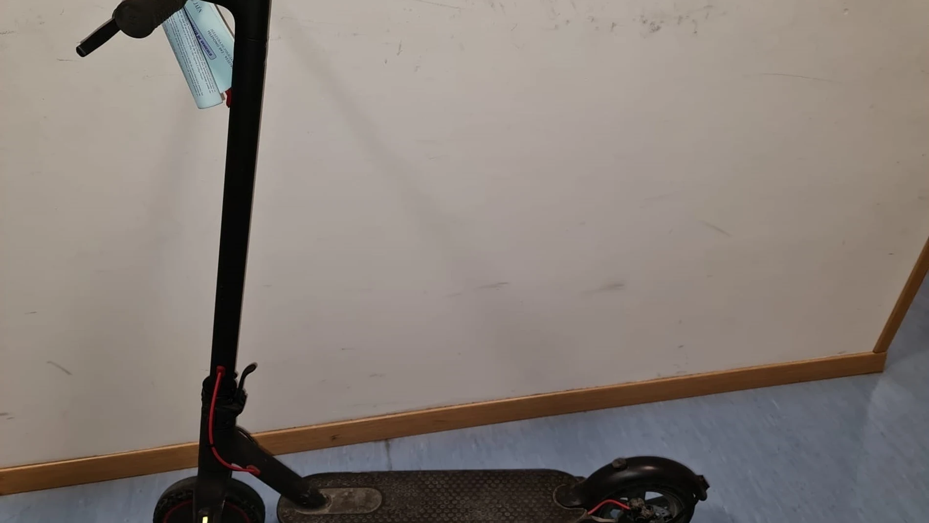 Patinete eléctrico intervenido por la Policía Local de Jaén