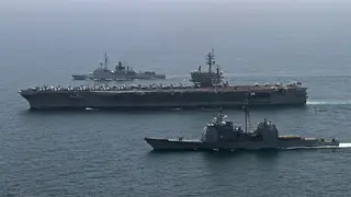 El portaaviones George HW Bush El portaaviones George HW Bush