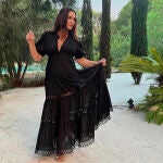 Vicky Martín Berrocal disfrutando de las vacaciones en Saint Tropez.