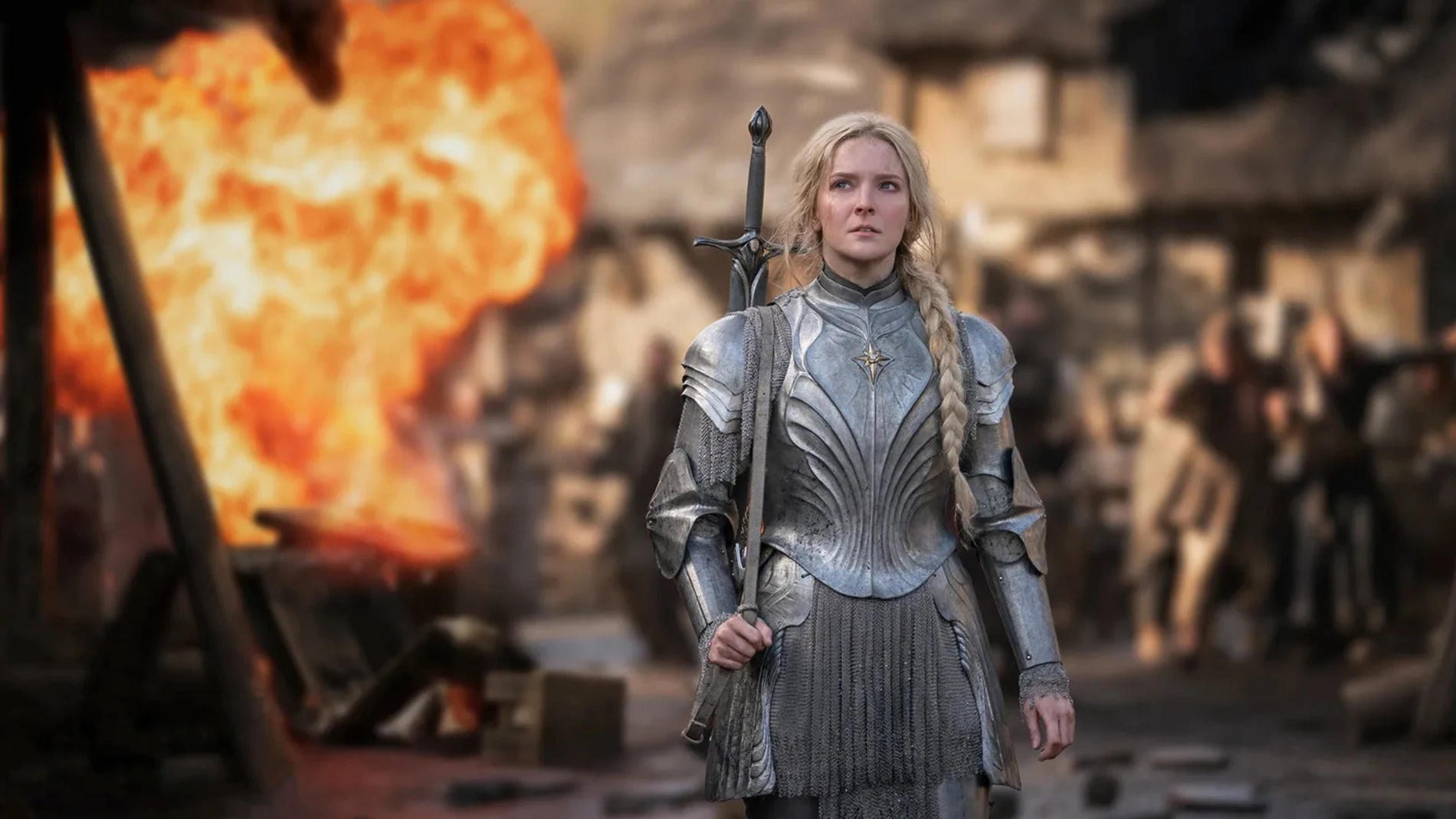 Morfydd Clark da vida a una joven Galadriel en «Los anillos de poder»