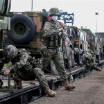 Imagen capturada de un vídeo del Ministerio ruso sobre los ejercicios