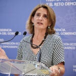 La vicepresidenta tercera y ministra para la Transición Ecológica y el Reto Demográfico, Teresa Ribera