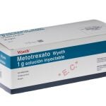 METOTREXATO WYETH 1 g SOLUCION INYECTABLE, 10 viales de 40 ml