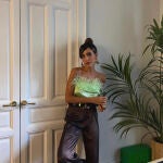 Rocío Osorno con pantalón de Zara.