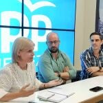 La presidenta del PP de Jerez, María José García-Pelayo, durante el Comité Ejecutivo para la convocatoria del 15 Congreso de este partido. PP DE JEREZ