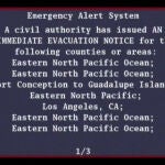 Este aviso de emergencia se ha debido a los incendios forestales que se han producido este miércoles en California