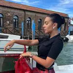 Georgina Rodríguez en el Festival de Venecia. @