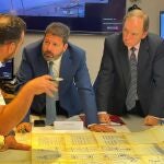 Picardo en el Consejo de Contingencia tras el accidente del buque OS35. INFOGIBRALTAR