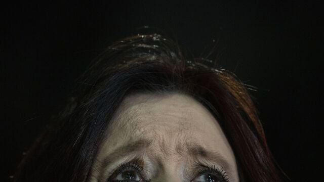 Cristina Fernandez, Argentina's former president and the country's current vice president, delivers a speech in front of her home in Buenos Aires, Argentina, Saturday, Aug. 27, 2022. People gathered to show their support after prosecutors have asked a judge to sentence Fernandez to 12 years in prison and ban her from holding public office for life for allegedly leading a criminal conspiracy that irregularly awarded public works contracts to a friend and ally. (AP Photo/Rodrigo Abd) Cristina Fernandez, Argentina's former president and the country's current vice president, delivers a speech in front of her home in Buenos Aires, Argentina, Saturday, Aug. 27, 2022. People gathered to show their support after prosecutors have asked a judge to sentence Fernandez to 12 years in prison and ban her from holding public office for life for allegedly leading a criminal conspiracy that irregularly awarded public works contracts to a friend and ally. (AP Photo/Rodrigo Abd)