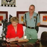 Peregrina Millán Astray Gasset, hija del general Millán Astray, fundador del Tercio de Extranjeros en 1920