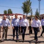 El presidente del Partido Popular, Alberto Núñez Feijóo, visita Salamaq junto a Fernández Mañueco, Javier Iglesias, Jesús Julio Carnero, Carlos García Carbayo y Francisco Vázquez