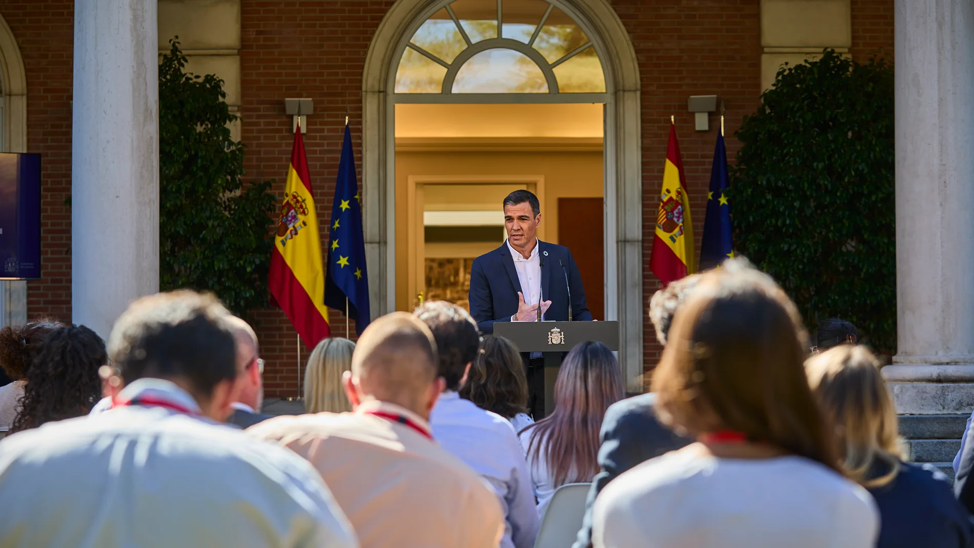 El presidente del Gobierno, Pedro Sánchez