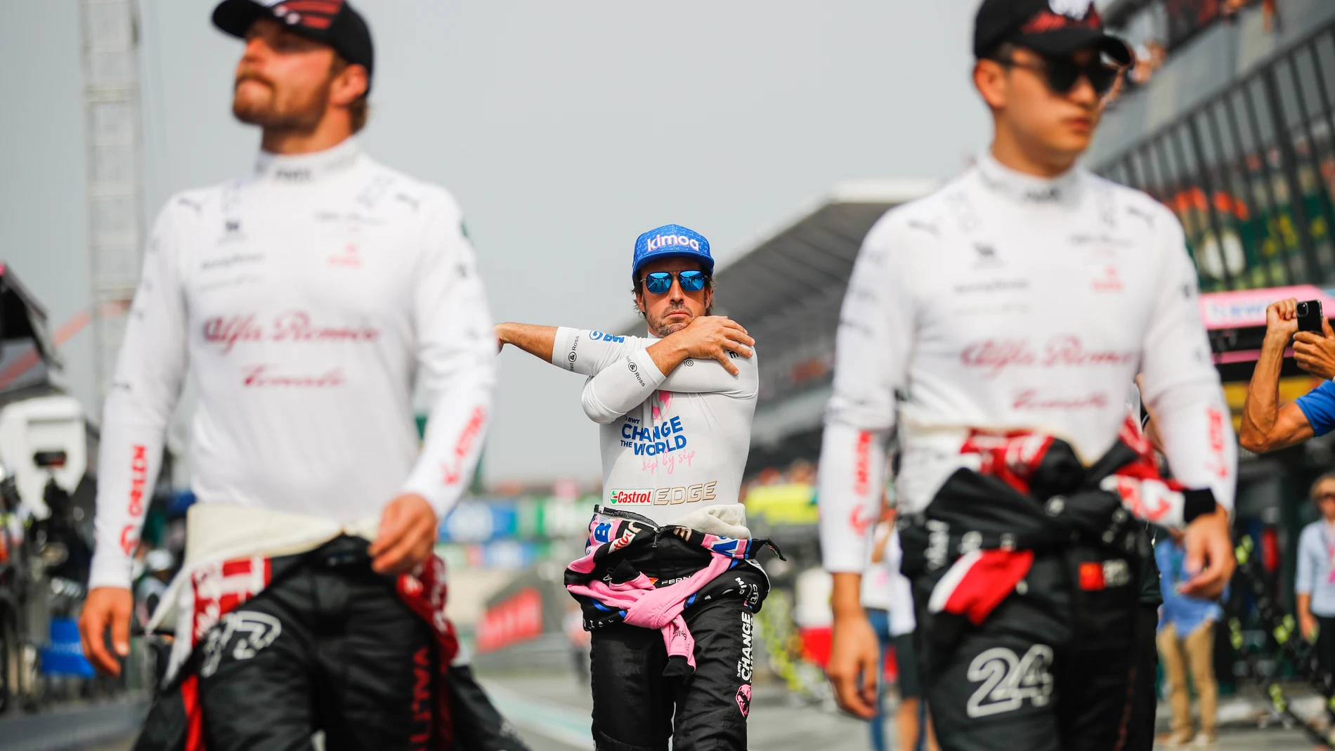 Fernando Alonso durante su última temporada en Alpine