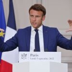 El presidente francés, Emmanuel Macron, ha afirmado este lunes que no hacen falta nuevas interconexiones de gas con España porque las actuales están muy lejos de la saturación