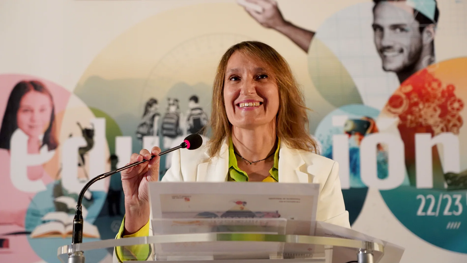 La consejera de Educación, Rocío Lucas