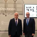El presidente de la Diputación de Salamanca, Javier Iglesias, realiza el balance de la feria Salamaq 2022, Feria del Sector Agropecuario y la 33 Exposición Internacional de Ganado Puro