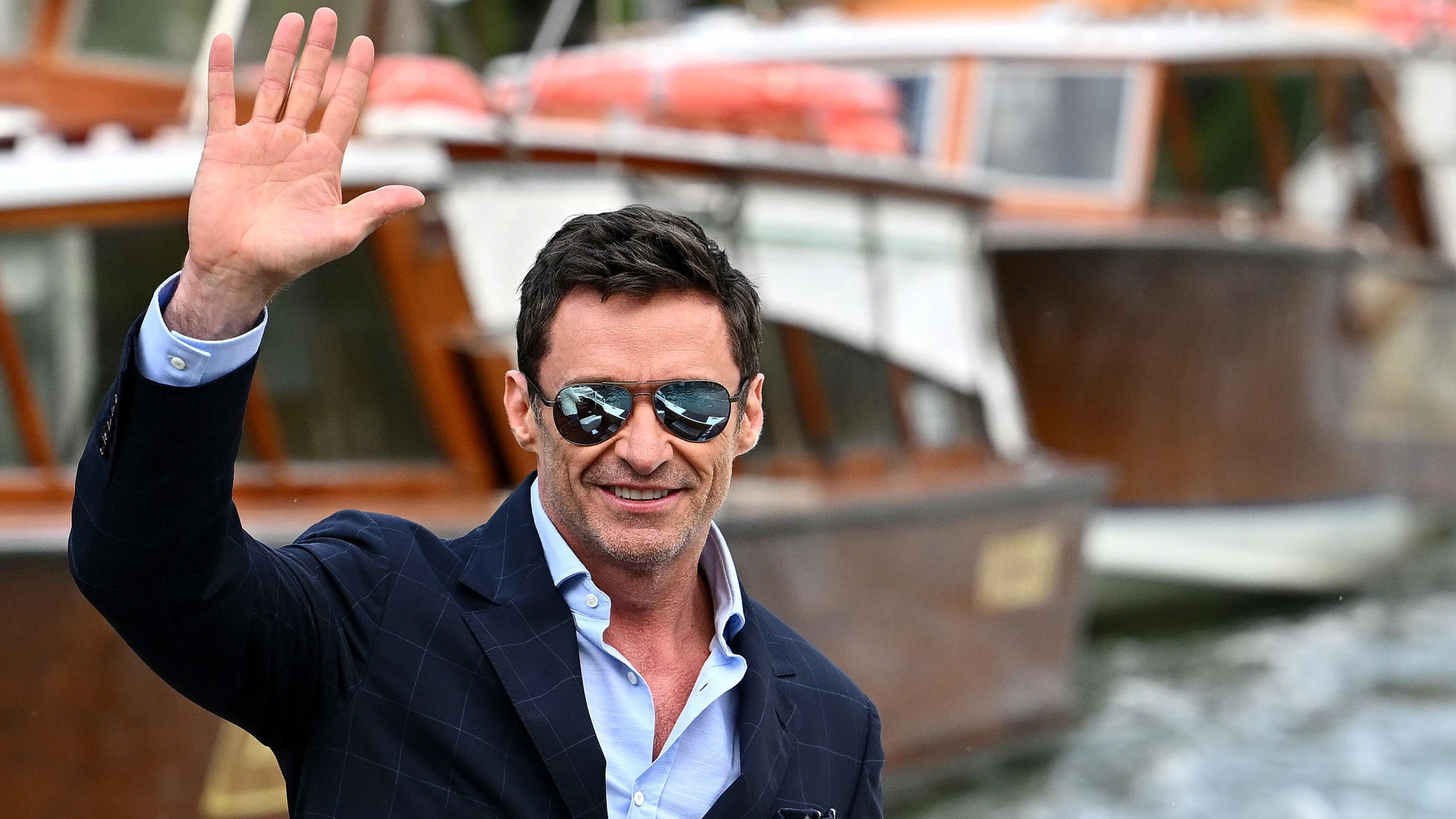Hugh Jackman presentó ayer en Venecia «El hijo», de Florian Zeller - EFE/EPA/ETTORE FERRARI