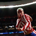Antoine Griezmann con el Atlético de Madrid.